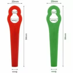 FVBJD 100 Pièces Lames En Plastique,Florabest Border Cutter, Lame De Tondeuse En Plastique Pour Coupe Bordure Florabest(La Couleur Verte) 8 FVBJD 100 Pièces Lames En Plastique,Florabest Border Cutter, Lame De Tondeuse En Plastique Pour Coupe Bordure Florabest(La Couleur Verte) -Tondeuse Et Accessoires Boutique 58677360 2