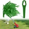FVBJD Lames En Plastique De Rechange Pour Coupe-Bordures, 100 Lames De Rechange En Plastique Lames Plastique Lames De Tondeuse Pour Jardin Pelouse Tondeuse Accessoires(Vert) 1 FVBJD Lames En Plastique De Rechange Pour Coupe-Bordures, 100 Lames De Rechange En Plastique Lames Plastique Lames De Tondeuse Pour Jardin Pelouse Tondeuse Accessoires(Vert) -Tondeuse Et Accessoires Boutique 58677521 1