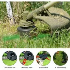 FVBJD Lames En Plastique De Rechange Pour Coupe-Bordures, 100 Lames De Rechange En Plastique Lames Plastique Lames De Tondeuse Pour Jardin Pelouse Tondeuse Accessoires(Vert) 10 FVBJD Lames En Plastique De Rechange Pour Coupe-Bordures, 100 Lames De Rechange En Plastique Lames Plastique Lames De Tondeuse Pour Jardin Pelouse Tondeuse Accessoires(Vert) -Tondeuse Et Accessoires Boutique 58677521 4