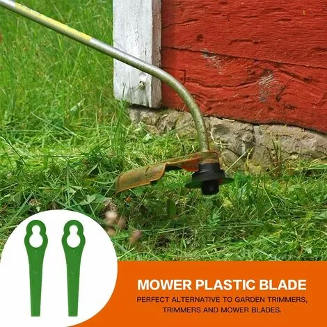 FVBJD Lames En Plastique De Rechange Pour Coupe-Bordures, 100 Lames De Rechange En Plastique Lames Plastique Lames De Tondeuse Pour Jardin Pelouse Tondeuse Accessoires(Vert) 7 FVBJD Lames En Plastique De Rechange Pour Coupe-Bordures, 100 Lames De Rechange En Plastique Lames Plastique Lames De Tondeuse Pour Jardin Pelouse Tondeuse Accessoires(Vert) – Image 5