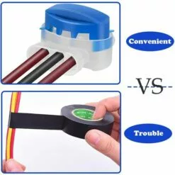 FVBJD 18 Pièces Connecteurs De Câble Remplis Des Résines, Connecteurs Pour Câble Périphérique, 314 Connecteurs De Câble Étanche 3 Trous, Parfait Pour Jardin & Extérieur Et Tondeuse Robot -Tondeuse Et Accessoires Boutique 58758215 5