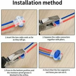 FVBJD 20 Pièces Connecteurs De Câbles Pour Robot Tondeuse, Raccords De Câble Périphérique Du Robot, Connecteurs Support Pour Câble Tondeuses à Gazon Robotiques Extérieures De Jardin -Tondeuse Et Accessoires Boutique 58758236 3