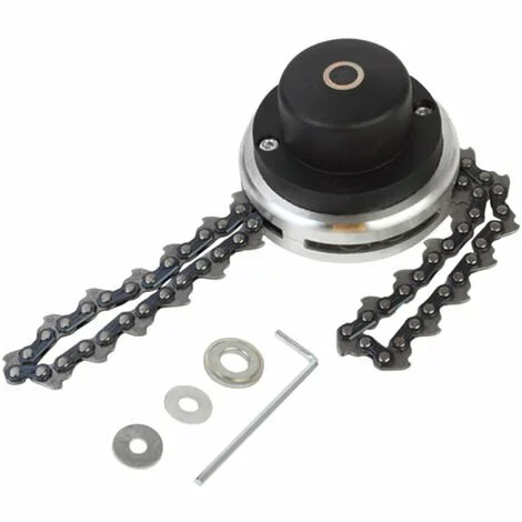 LIFCAUSAL Tête De Tondeuse Avec Lame De Coupe-chaîne à Bobine Tête De Tondeuse à Gazon D'extérieur Outil De Mangeur De Tête De Tondeuse En Acier Pour Remplacement De Tondeuse à Gazon à Arbres Droits 6 LIFCAUSAL Tête De Tondeuse Avec Lame De Coupe-chaîne à Bobine Tête De Tondeuse à Gazon D'extérieur Outil De Mangeur De Tête De Tondeuse En Acier Pour Remplacement De Tondeuse à Gazon à Arbres Droits – Image 4