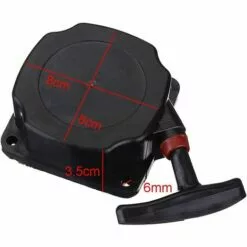 ABCRITAL Recoil Pullstart Pull Démarreur Pour Débroussailleuse Tondeuse À Gazon Noir