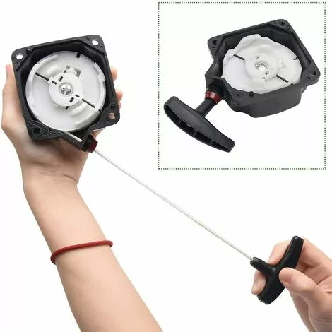 ABCRITAL Tondeuse À Gazon, Démarrage Facile, Assemblage Universel, Tirette À Lanceur Et Débroussailleuse (Taille : Fil D'Acier Noir) 3 ABCRITAL Tondeuse À Gazon, Démarrage Facile, Assemblage Universel, Tirette À Lanceur Et Débroussailleuse (Taille : Fil D'Acier Noir)