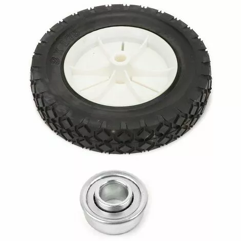 CYCLINGCOLORS Roue De Tondeuse Universelle Diamètre 200mm Avec Pneu 8 X 1,75 Moyeu 35mm + Roulement Tracteur Autoportée 3 CYCLINGCOLORS Roue De Tondeuse Universelle Diamètre 200mm Avec Pneu 8 X 1,75 Moyeu 35mm + Roulement Tracteur Autoportée