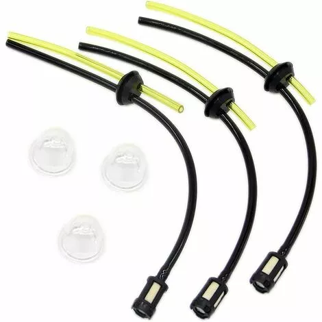 AOUGO Kit De Filtre à Essence Universel Joint De Tuyau D'essence Pour Débroussailleuse Tondeuse Tondeuse Débroussailleuse Taille-haie élagueur 3 AOUGO Kit De Filtre à Essence Universel Joint De Tuyau D'essence Pour Débroussailleuse Tondeuse Tondeuse Débroussailleuse Taille-haie élagueur