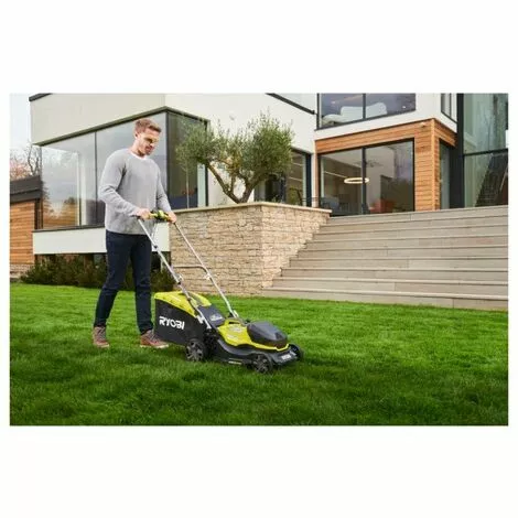 Pack RYOBI Tondeuse 18V Brushless RY18LMX37A-150 - 1 Batterie 3.0Ah High Energy - 1 Batterie 5,0 Ah - Chargeur Rapide 6 Pack RYOBI Tondeuse 18V Brushless RY18LMX37A-150 - 1 Batterie 3.0Ah High Energy - 1 Batterie 5,0 Ah - Chargeur Rapide – Image 4