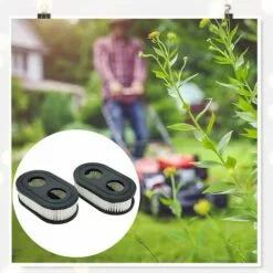 ENLENK 4 Piece Lawn Mower Filter Replace - Filtre à Air Pour Tondeuse à Gazon, Filtre à Air Pour Moteur De Remplacement, Moteur De Tondeuse à Gazon Remplace 798452 593260 5432K -Tondeuse Et Accessoires Boutique 60208810 3