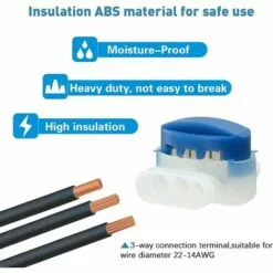OUSUDELA Lot De 20 Connecteurs De Câble Remplis Des Résines Pour Robot Tondeuse Automower -Tondeuse Et Accessoires Boutique 60280023 4