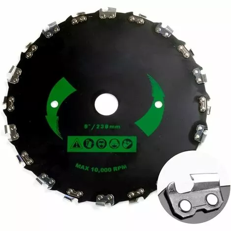 DECKON Chargeur De Lame De Tondeuse à Gazon 20 Dents 9 Pouces Débroussailleuse Lame De Scie Tête De Coupe Vitesse Maximale 10000 TR/Min Accessoires De Tondeuse à Gazon 5 DECKON Chargeur De Lame De Tondeuse à Gazon 20 Dents 9 Pouces Débroussailleuse Lame De Scie Tête De Coupe Vitesse Maximale 10000 TR/Min Accessoires De Tondeuse à Gazon – Image 3