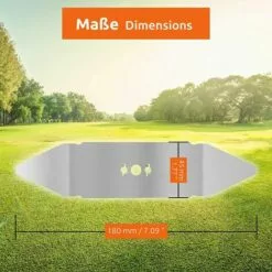 BENOBBY KIDS 1x Lame De Rechange En Acier Inoxydable Compatible Avec Les Modèles Robomow RX 10 BENOBBY KIDS 1x Lame De Rechange En Acier Inoxydable Compatible Avec Les Modèles Robomow RX -Tondeuse Et Accessoires Boutique 60720401 4