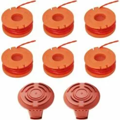 BENOBBY KIDS Bobine Pour Toutes Les Tondeuses à Gazon Compatibles Avec Worx WG154 WG163 WG180 WG175 WG155 WG151 WG160 Pièces De Rechange Pour Tondeuse à Gazon Avec 2 Capuchons