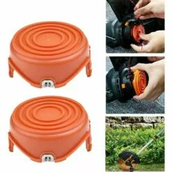 BENOBBY KIDS Bobine Pour Toutes Les Tondeuses à Gazon Compatibles Avec Worx WG154 WG163 WG180 WG175 WG155 WG151 WG160 Pièces De Rechange Pour Tondeuse à Gazon Avec 2 Capuchons -Tondeuse Et Accessoires Boutique 60720433 3