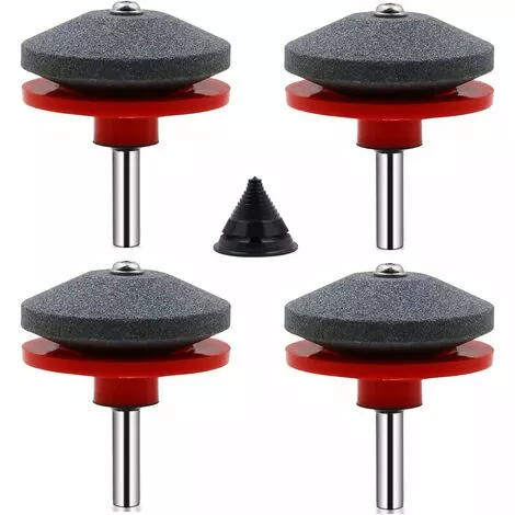 BENOBBY KIDS 4pcs Universal Lawn Mower Blade Sharpener Mower Sharpener Accessories With 1pc Blade Balance Kit, 3 BENOBBY KIDS 4pcs Universal Lawn Mower Blade Sharpener Mower Sharpener Accessories With 1pc Blade Balance Kit,