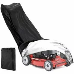 PESCE Housse De Tondeuse à Gazon, Housse De Protection Pour Tondeuse à Gazon Etanche Pour Extérieur Jardin Pelouse