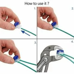 PESCE Connecteurs De Câble Remplis Des Résines, 40 Pièces Connecteurs De Câble Robot Tondeuse Remplis Étanche 3 Trous Fils Électrique Sertis Gel Résine Pour Tondeuses à Gazon Robotiques Automower. 10 PESCE Connecteurs De Câble Remplis Des Résines, 40 Pièces Connecteurs De Câble Robot Tondeuse Remplis Étanche 3 Trous Fils Électrique Sertis Gel Résine Pour Tondeuses à Gazon Robotiques Automower. -Tondeuse Et Accessoires Boutique 61284309 4