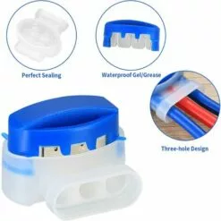 PESCE 20 Pièces Connecteurs De Câbles Pour Robot Tondeuse, Raccords De Câble Périphérique Du Robot, Connecteurs Support Pour Câble Tondeuses à Gazon Robotiques Extérieures De Jardin -Tondeuse Et Accessoires Boutique 61284322 4