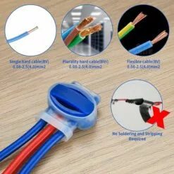 PESCE 20 Pièces Connecteurs De Câbles Pour Robot Tondeuse, Raccords De Câble Périphérique Du Robot, Connecteurs Support Pour Câble Tondeuses à Gazon Robotiques Extérieures De Jardin -Tondeuse Et Accessoires Boutique 61284322 5