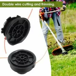 EINEMGELD 2 Lignes Tondeuse Fendue Universelle Tondeuse De Coupe Tondeuse Pour Ryobi Expand-It Noir -Tondeuse Et Accessoires Boutique 61325235 4