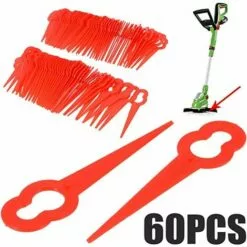 LITZEE Lames De Tondeuse à Gazon 60 Pièces, Remplacement De Lame De Tondeuse à Gazon, Couteau En Plastique Pour Tondeuse à Gazon Sans Fil, Lame De Rechange Pour Tondeuse à Gazon 8 LITZEE Lames De Tondeuse à Gazon 60 Pièces, Remplacement De Lame De Tondeuse à Gazon, Couteau En Plastique Pour Tondeuse à Gazon Sans Fil, Lame De Rechange Pour Tondeuse à Gazon -Tondeuse Et Accessoires Boutique 61335111 3