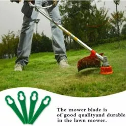 MINKUROW 100 Pièces Lames De Rechange BBC En Plastique, Lames De Coupe Pour Tondeuse à Gazon Et Jardin (vert) -Tondeuse Et Accessoires Boutique 61362978 4