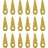 DENUOTOP 18pcs Lames De Rechange Pour Bosch Titane Accessoires Pour Tondeuses Robot, Lame De Rechange Pour Robot Tondeuse Lame Compatible Avec Bosch Tondeuse -Tondeuse Et Accessoires Boutique 63473608 1