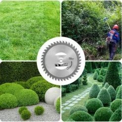 LIFCAUSAL Lames De Débroussailleuse En Alliage D'acier Au Manganèse Compatibles Avec Le Débroussailleuse Weed Wacker, 6 Pouces Argent 1PC -Tondeuse Et Accessoires Boutique 63746348 4