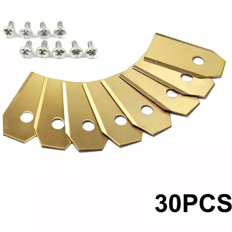 Pour Lames De Tondeuse à Gazon Husqvarna (35*18*0.75mm (or) 30pcs),HANBING 3 Pour Lames De Tondeuse à Gazon Husqvarna (35*18*0.75mm (or) 30pcs),HANBING