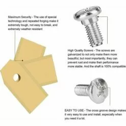 Pour Lames De Tondeuse à Gazon Husqvarna (35*18*0.75mm (or) 30pcs),HANBING 9 Pour Lames De Tondeuse à Gazon Husqvarna (35*18*0.75mm (or) 30pcs),HANBING -Tondeuse Et Accessoires Boutique 63784359 3