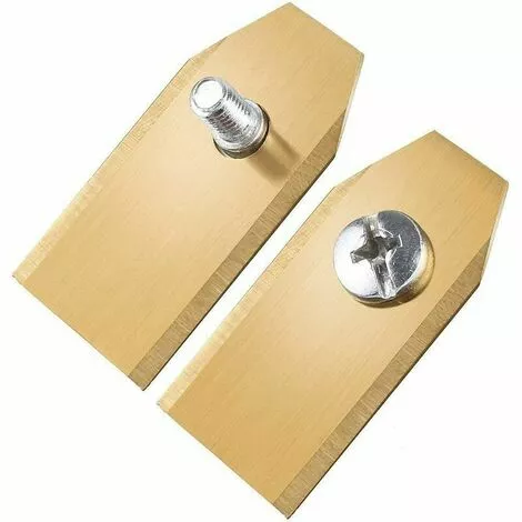 Lame De Tondeuse à Gazon En Acier Inoxydable De Lame De Machines De Jardin (35*18*0.75mm Or 45pcs),HANBING 4 Lame De Tondeuse à Gazon En Acier Inoxydable De Lame De Machines De Jardin (35*18*0.75mm Or 45pcs),HANBING – Image 2