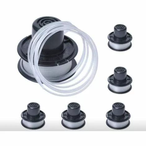 Fei Yu A6226 Bobine De Fil Compatible Avec Black Et Decker Auftipp Coupe-herbe Automatique GL250 / GL310 / GL360 / GL360SB Avec 6m Ligne, 6-pack 4 Fei Yu A6226 Bobine De Fil Compatible Avec Black Et Decker Auftipp Coupe-herbe Automatique GL250 / GL310 / GL360 / GL360SB Avec 6m Ligne, 6-pack – Image 2