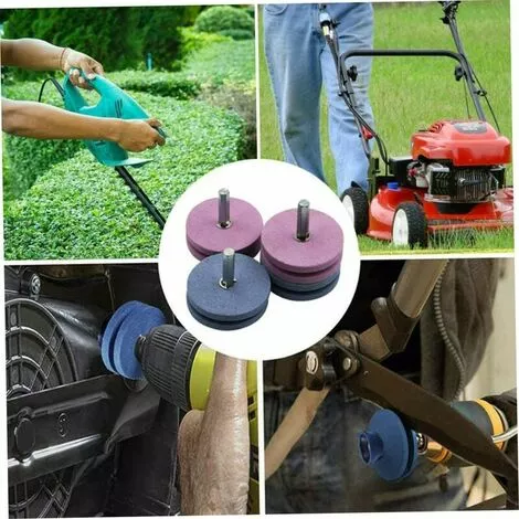 SINCèREETALI Conditionneur De Pelouse Double Double Tondeuse à Gazon Aff?teur équilibreur Aiguille équilibreur Pour Perceuses électriques Paquet De 3 Rose, Accessoires De Tondeuse à Gazon, 4 SINCèREETALI Conditionneur De Pelouse Double Double Tondeuse à Gazon Aff?teur équilibreur Aiguille équilibreur Pour Perceuses électriques Paquet De 3 Rose, Accessoires De Tondeuse à Gazon, – Image 2