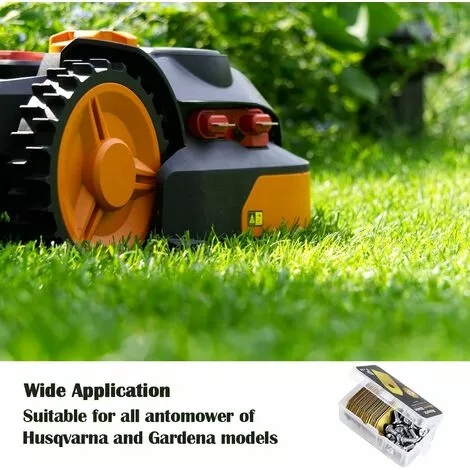 ARC-EN-CIéL Lame Robot Tondeuse , 30 Lames De Rechange Universelles Couteau De Rechange Adapté à Toutes Les Tondeuses à Gazon Robotiques Husqvarna Automower, Gardena, Yardforce 35*18*0.75mm,Arcenciél 7 ARC-EN-CIéL Lame Robot Tondeuse , 30 Lames De Rechange Universelles Couteau De Rechange Adapté à Toutes Les Tondeuses à Gazon Robotiques Husqvarna Automower, Gardena, Yardforce 35*18*0.75mm,Arcenciél – Image 5