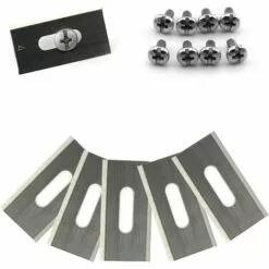 ARC-EN-CIéL Lot De 30 Lames De Gazon Pour Husqvarna Avec Double Lame Aiguisée En Acier Inoxydable 36.5*18.5*0.65mm,Arcenciél -Tondeuse Et Accessoires Boutique 64127388 3
