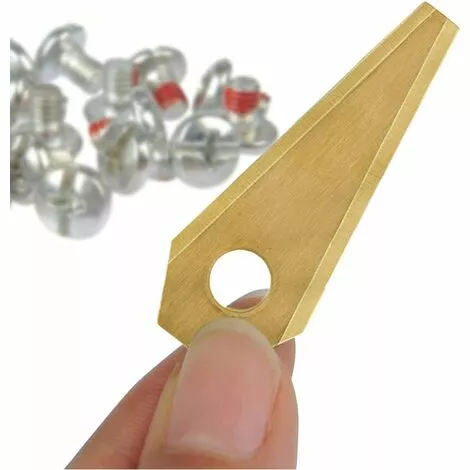 CARILLONSàVENT Carivent 30pcs Lames De Rechange Pour Bosch Titane Accessoires Pour Tondeuses Robot+ 30pcs Vis 5 CARILLONSàVENT Carivent 30pcs Lames De Rechange Pour Bosch Titane Accessoires Pour Tondeuses Robot+ 30pcs Vis – Image 3