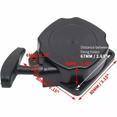 FLYME Démarreur à Lancer, Pièce De Rechange Universelle Pour Débroussailleuses, Débroussailleuses, Débroussailleuses, Débroussailleuses, Tondeuses à Gazon 4 FLYME Démarreur à Lancer, Pièce De Rechange Universelle Pour Débroussailleuses, Débroussailleuses, Débroussailleuses, Débroussailleuses, Tondeuses à Gazon – Image 2