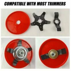 BDD Tondeuse à Gazon Disque De Désherbage Débroussailleuse Tondeuse à Gazon Disque De Désherbage Débroussailleuse (Rouge) -Tondeuse Et Accessoires Boutique 65376475 3