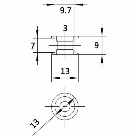 OSQI GT Gt2 Courroie De Distribution Poulie De Renvoi En Aluminium 16 Sans Dent Alésage De 3 Mm Pour Imprimante 3d Largeur De Courroie De Distribution De 6 Mm (paquet De 5) 4 OSQI GT Gt2 Courroie De Distribution Poulie De Renvoi En Aluminium 16 Sans Dent Alésage De 3 Mm Pour Imprimante 3d Largeur De Courroie De Distribution De 6 Mm (paquet De 5) – Image 2
