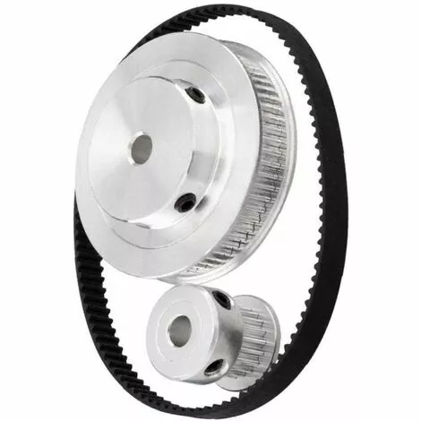 OSQI 2gt Roue Synchrone 20 60 Dents Alésage Poulie Synchrone En Aluminium GT2 Système De Poulie De Courroie De Distribution 4 OSQI 2gt Roue Synchrone 20 60 Dents Alésage Poulie Synchrone En Aluminium GT2 Système De Poulie De Courroie De Distribution – Image 2