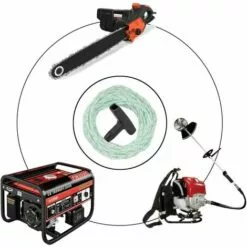OSQI Lot De 2 Cordes De Démarrage De 10 M (diamètre : 3 Mm), Corde De Traction Avec 2 Poignées De Démarrage Pour Tondeuse à Gazon Husqvarna Stihl Poulan - Vert 10 OSQI Lot De 2 Cordes De Démarrage De 10 M (diamètre : 3 Mm), Corde De Traction Avec 2 Poignées De Démarrage Pour Tondeuse à Gazon Husqvarna Stihl Poulan - Vert -Tondeuse Et Accessoires Boutique 65502507 4