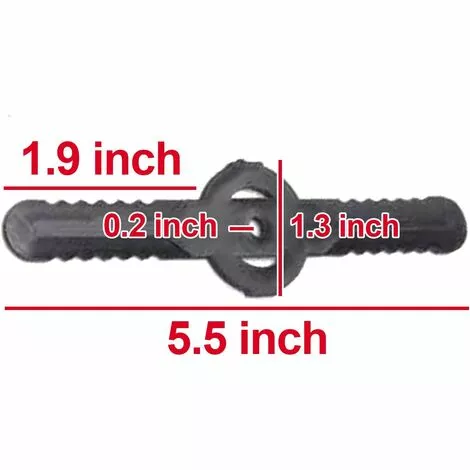 OSQI Têtes De Lame De Coupe-herbe De Rechange Lames De Débroussailleuse Pour Tondeuse à Gazon Têtes De Lame Désherbant(Lame En Plastique X 10) 4 OSQI Têtes De Lame De Coupe-herbe De Rechange Lames De Débroussailleuse Pour Tondeuse à Gazon Têtes De Lame Désherbant(Lame En Plastique X 10) – Image 2