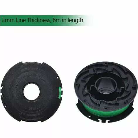 OSQI A6486-XJ Compatible Avec Les Tondeuses à Gazon Black & Decker, Bobine De Tondeuse à Gazon D'une épaisseur De Ligne De 2 Mm Et D'une Longueur De 6 M Pour Débroussailleuses GL8033 / GL9035 / GL7033, A6486 5 OSQI A6486-XJ Compatible Avec Les Tondeuses à Gazon Black & Decker, Bobine De Tondeuse à Gazon D'une épaisseur De Ligne De 2 Mm Et D'une Longueur De 6 M Pour Débroussailleuses GL8033 / GL9035 / GL7033, A6486 – Image 3