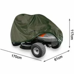 DONTODENT Housse De Tondeuse à Gazon - Housse De Tracteur Compatible Avec Les Ponts Jusqu'à 54" Housse De Rangement 170 X 61 X 117 Cm -Tondeuse Et Accessoires Boutique 65607340 5