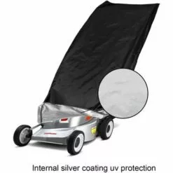 FUHUIDATRADING Housse De Tondeuse À Gazon Étanche 210D Enduit De Polyester Anti-poussière Tous Temps Anti-UV Housse De Protection Pour Tondeuse À Gazon Avec Sac De Rangement -Tondeuse Et Accessoires Boutique 65634317 4