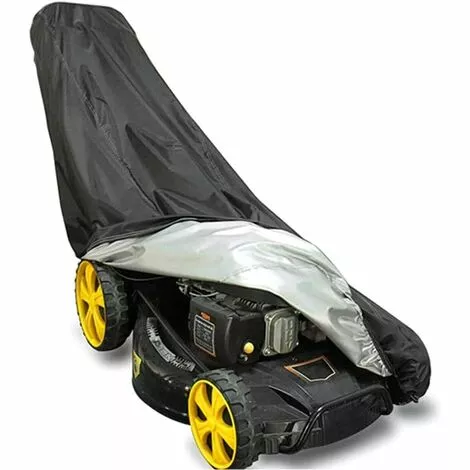 FUHUIDATRADING Housse De Tondeuse À Gazon, Housses De Tondeuse À Gazon Imperméable À L'eau Anti-poussière Tous Temps Protecteur Anti-UV Extérieur 210D Polyester Avec Sac De Rangement 3 FUHUIDATRADING Housse De Tondeuse À Gazon, Housses De Tondeuse À Gazon Imperméable À L'eau Anti-poussière Tous Temps Protecteur Anti-UV Extérieur 210D Polyester Avec Sac De Rangement