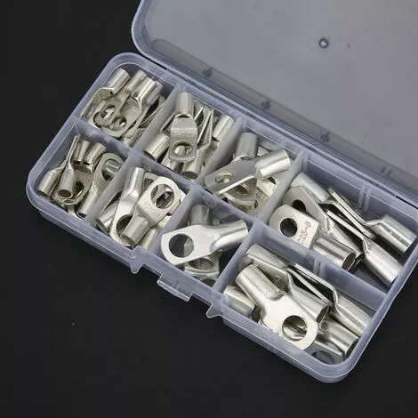 YD 60PCS Argent SC Boucle Terminal Cblage Accessoires Pièces Lectriques Pour Fournitures Industrielles 4 YD 60PCS Argent SC Boucle Terminal Cblage Accessoires Pièces Lectriques Pour Fournitures Industrielles – Image 2