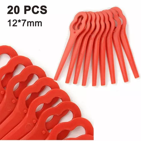 FVBJD Tondeuse à Gazon En Plastique De Couleur Tondeuse à Gazon De Jardin Coupe-herbe Lame De Coupe En Plastique Clé En Forme De Gourde Couteau De Tondeuse à Gazon(Rouge/20pcs) 3 FVBJD Tondeuse à Gazon En Plastique De Couleur Tondeuse à Gazon De Jardin Coupe-herbe Lame De Coupe En Plastique Clé En Forme De Gourde Couteau De Tondeuse à Gazon(Rouge/20pcs)