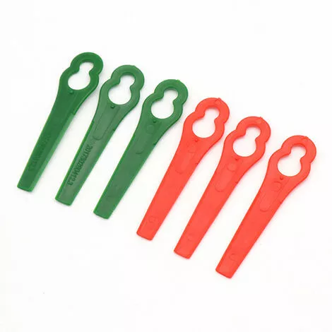 FVBJD Tondeuse à Gazon En Plastique De Couleur Tondeuse à Gazon De Jardin Coupe-herbe Lame De Coupe En Plastique Clé En Forme De Gourde Couteau De Tondeuse à Gazon(Rouge/20pcs) 5 FVBJD Tondeuse à Gazon En Plastique De Couleur Tondeuse à Gazon De Jardin Coupe-herbe Lame De Coupe En Plastique Clé En Forme De Gourde Couteau De Tondeuse à Gazon(Rouge/20pcs) – Image 3