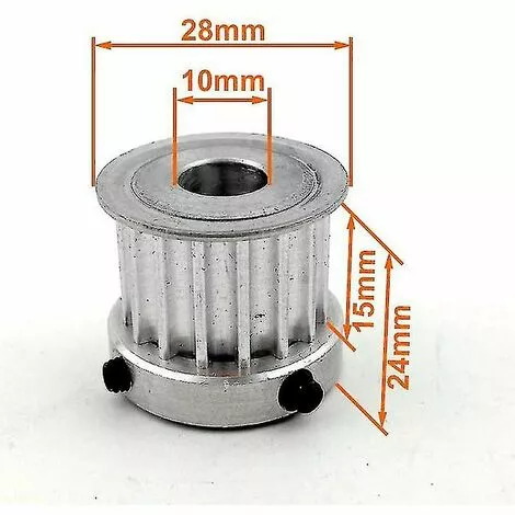 THSINDE Skateboard N63 Moteur 10mm Poulie 16 Dents Fit HTD 5M Ceinture 2pcs_() Ruikalucky 4 THSINDE Skateboard N63 Moteur 10mm Poulie 16 Dents Fit HTD 5M Ceinture 2pcs_() Ruikalucky – Image 2